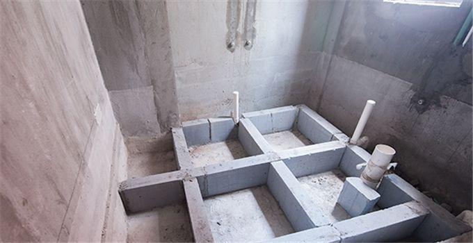 房屋裝修衛(wèi)生間防水工程常用原料及施工流程